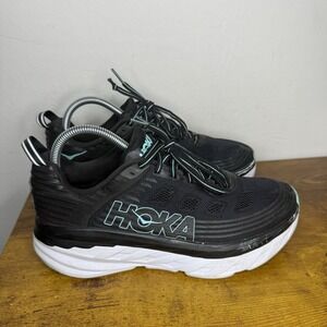 Hoka One One Bondi 6 Running Shoes Women's Size 8.5 Black